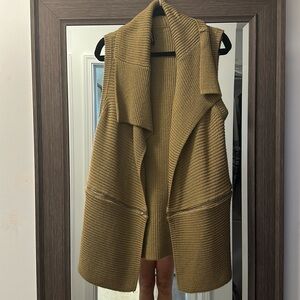 Open Front Sweater Vest